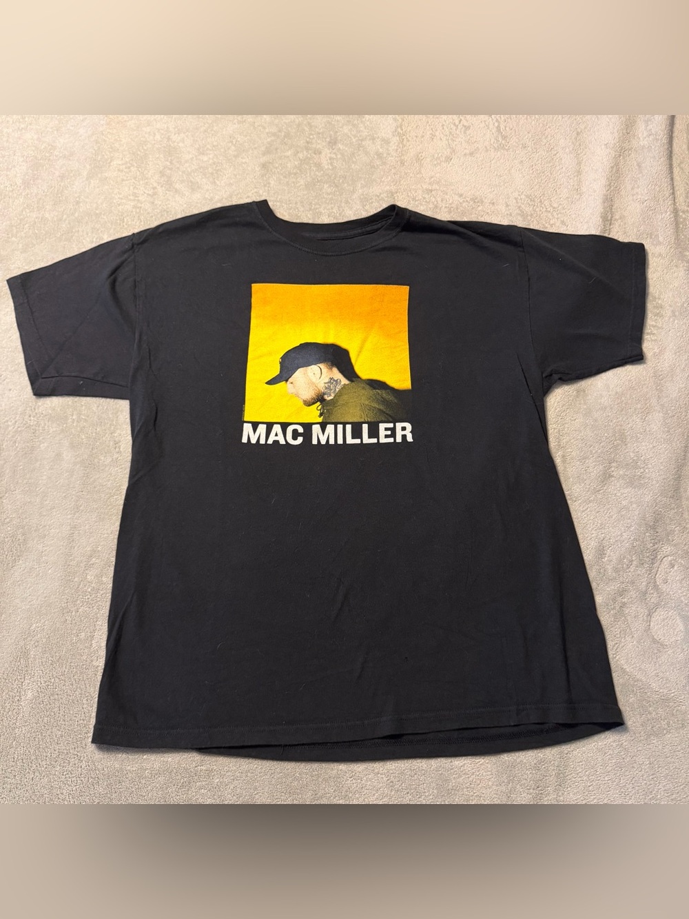 Mac Miller T Shirt Mens Black Size Large Official